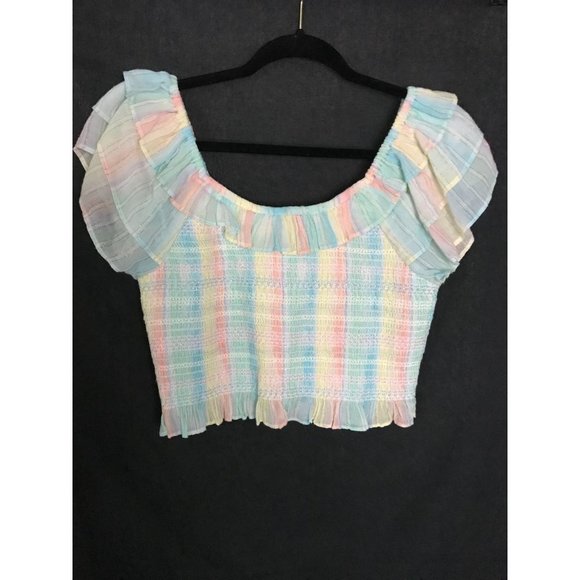 Love Shack Fancy Saba Crop Top Large - Picture 7 of 7